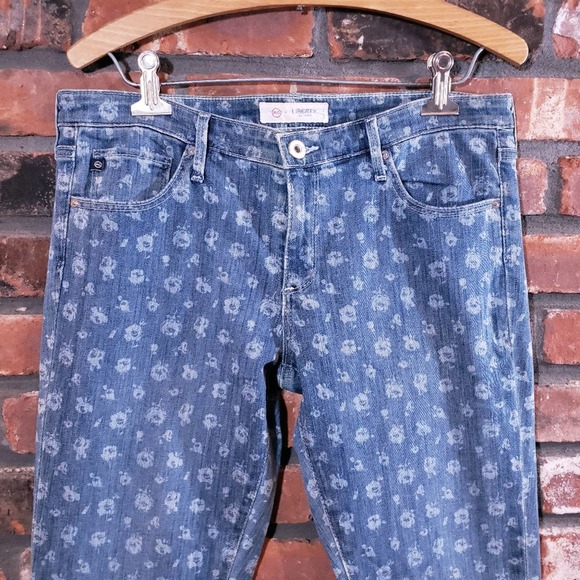 AG + Liberty Art Fabrics Floral Ankle Skinny Jeans - Picture 4 of 7
